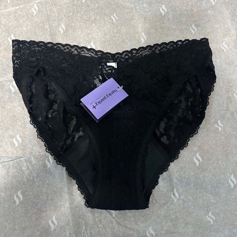Saalt lace hanky panky M regular absorbency period underwear